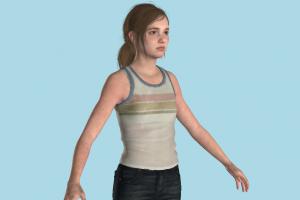 TLOU Ellie Teen TLOU Ellie-4